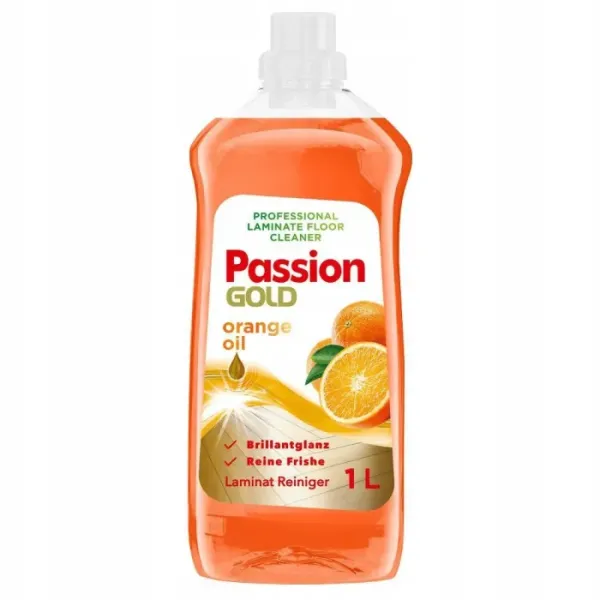 Рідина для миття паркету і ламінату Passion Gold апельсин 1 л